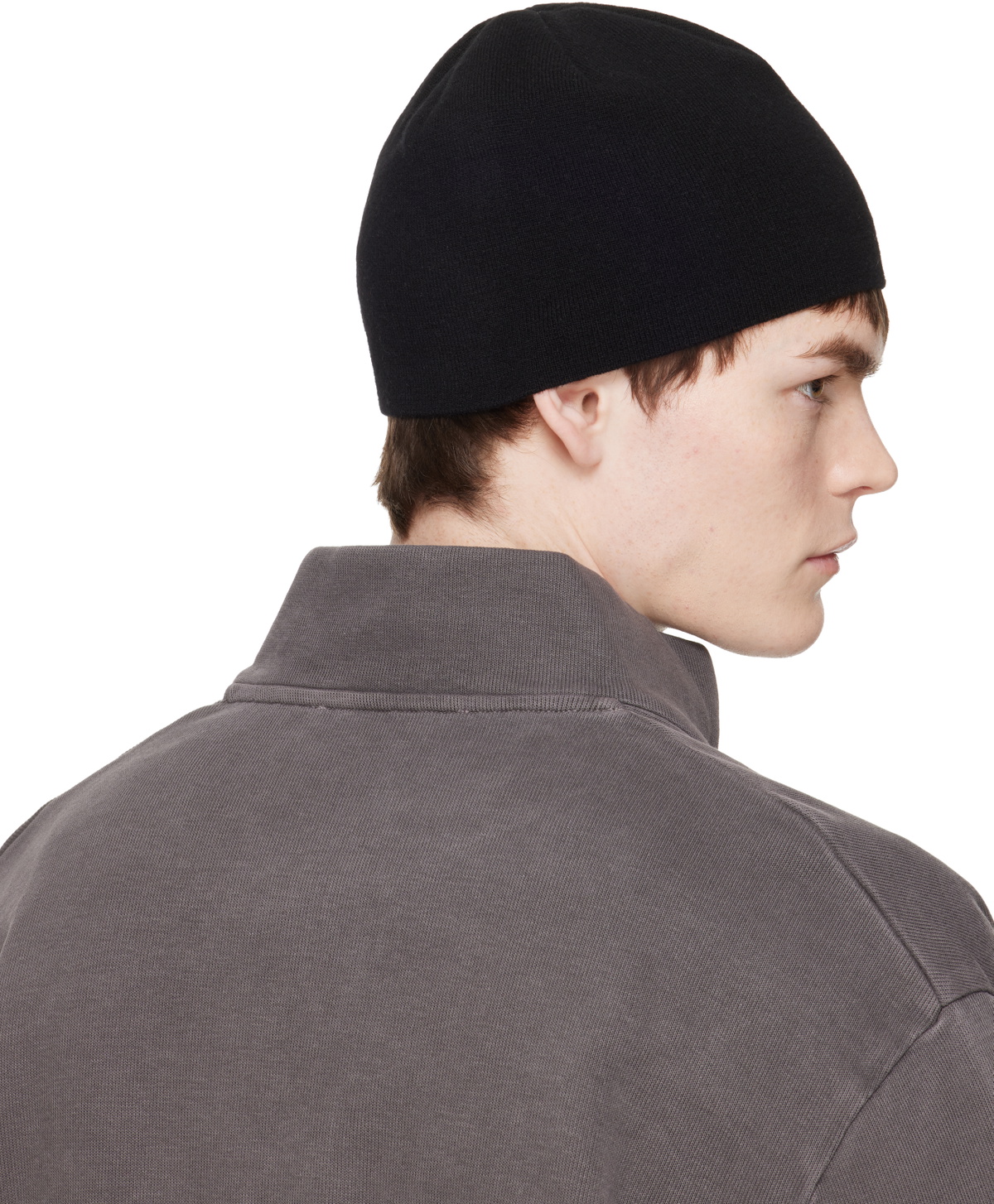OUR LEGACY Black Merino Wool Beanie