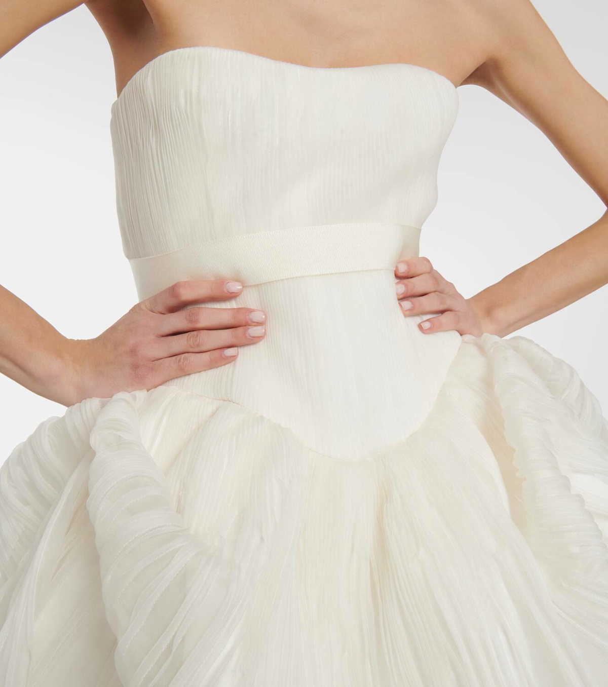 Danielle Frankel Bridal Emory silk organza gown