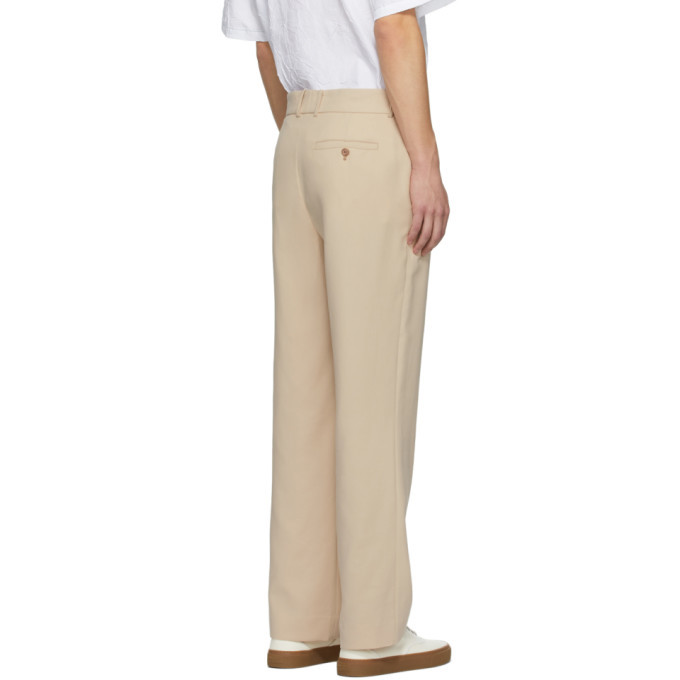 Sies Marjan Beige Crepe Toby Trousers