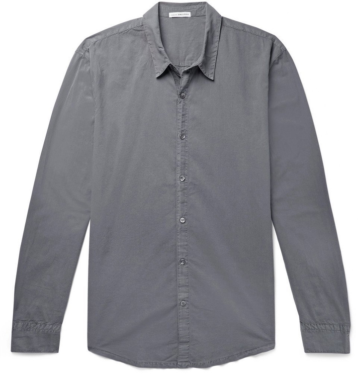 Photo: James Perse - Cotton-Poplin Shirt - Blue