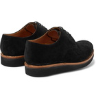 Grenson - Curt Suede Derby Shoes - Men - Black