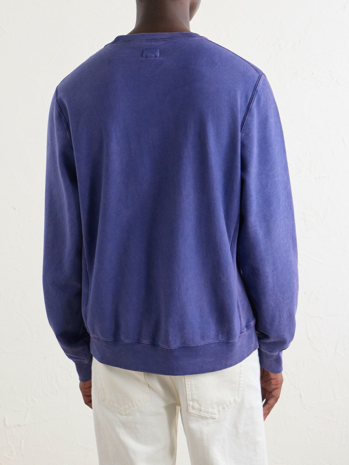 Noah - Logo-Embroidered Cotton-Jersey Sweatshirt - Blue