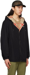 Burberry Black Drawstring Reversible Jacket