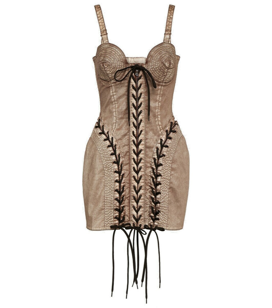 Jean Paul Gaultier Conical corset minidress