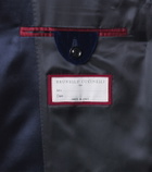 Brunello Cucinelli Pinstripe cotton velvet tuxedo jacket