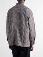 COMME DES GARÇONS HOMME - Checked Cotton-Shell Overshirt - Black