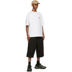 Balenciaga Black Molleton Long Shorts