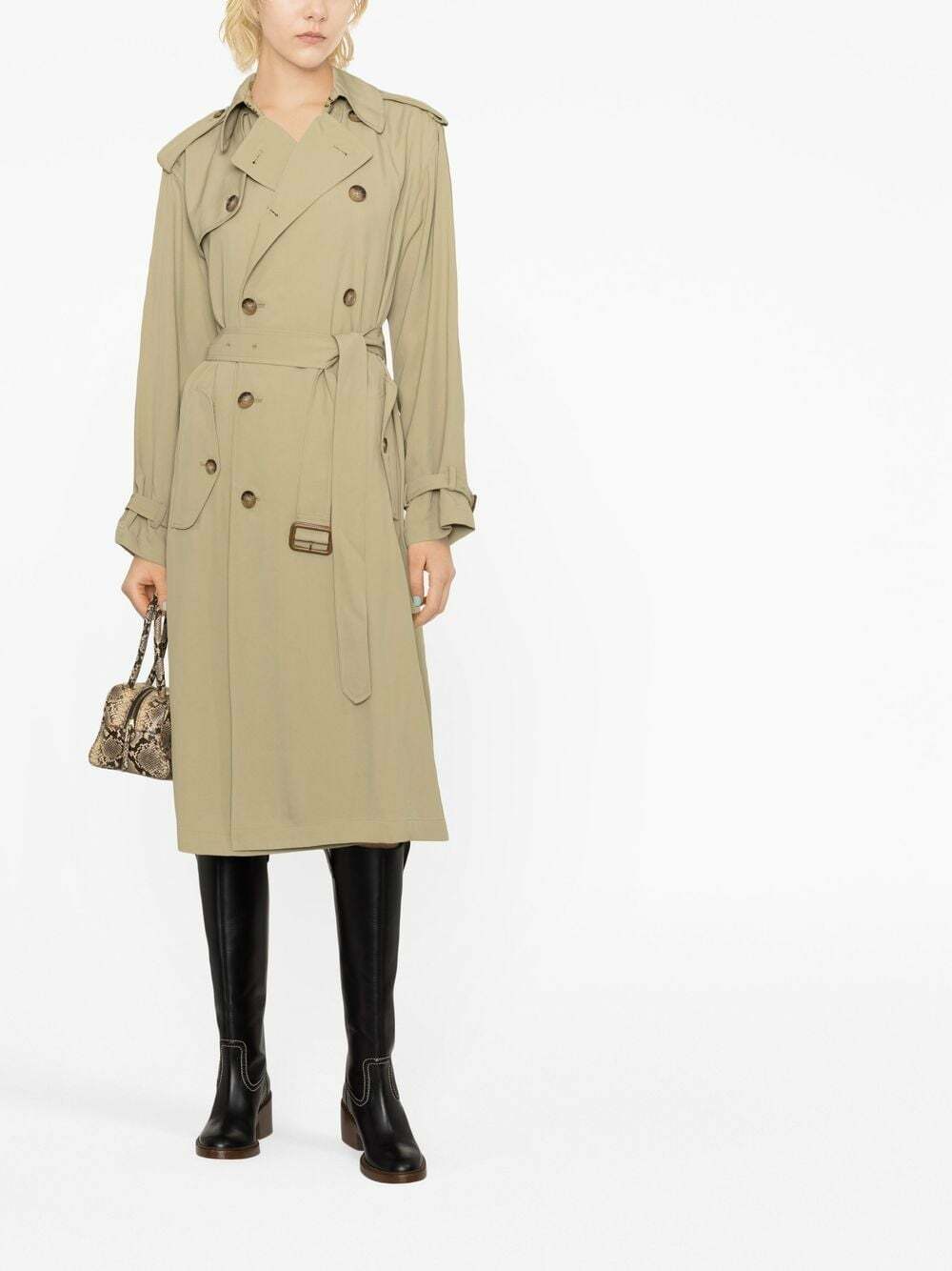 POLO RALPH LAUREN - Trench Coat With Logo Polo Ralph Lauren