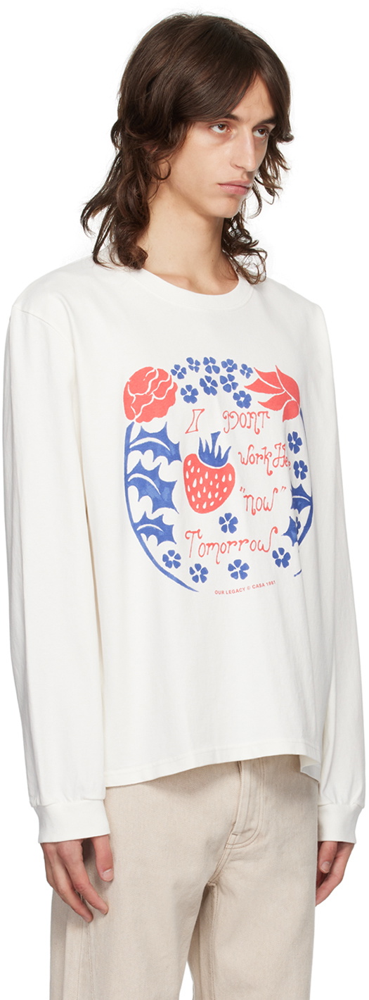 OUR LEGACY｜LONG-SLEEVED ROUND NECK T-SHIRTS (TOUR LONGS Our Legacy - Tour Longsleeve Last Supper Print Black