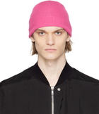 Rick Owens Pink Rolled Beanie