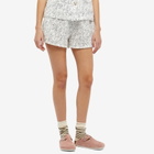 L.F. Markey Women's Basic Linen Short in Squiggle