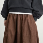 YMC Women's Parachute Midi Skirt in Brown