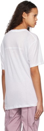 POST ARCHIVE FACTION (PAF) White Printed T-Shirt