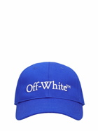 OFF-WHITE Bookish Logo Cotton Baseball Cap