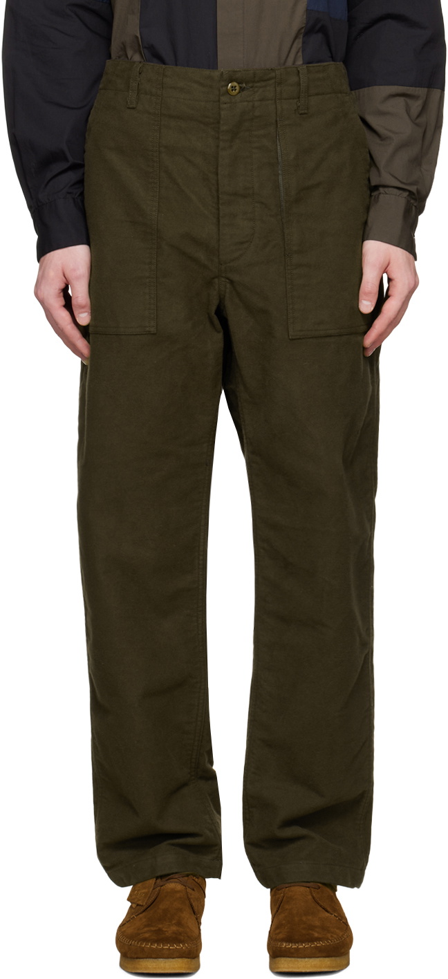 Engineered Garments Khaki Fatigue Trousers Engineered Garments