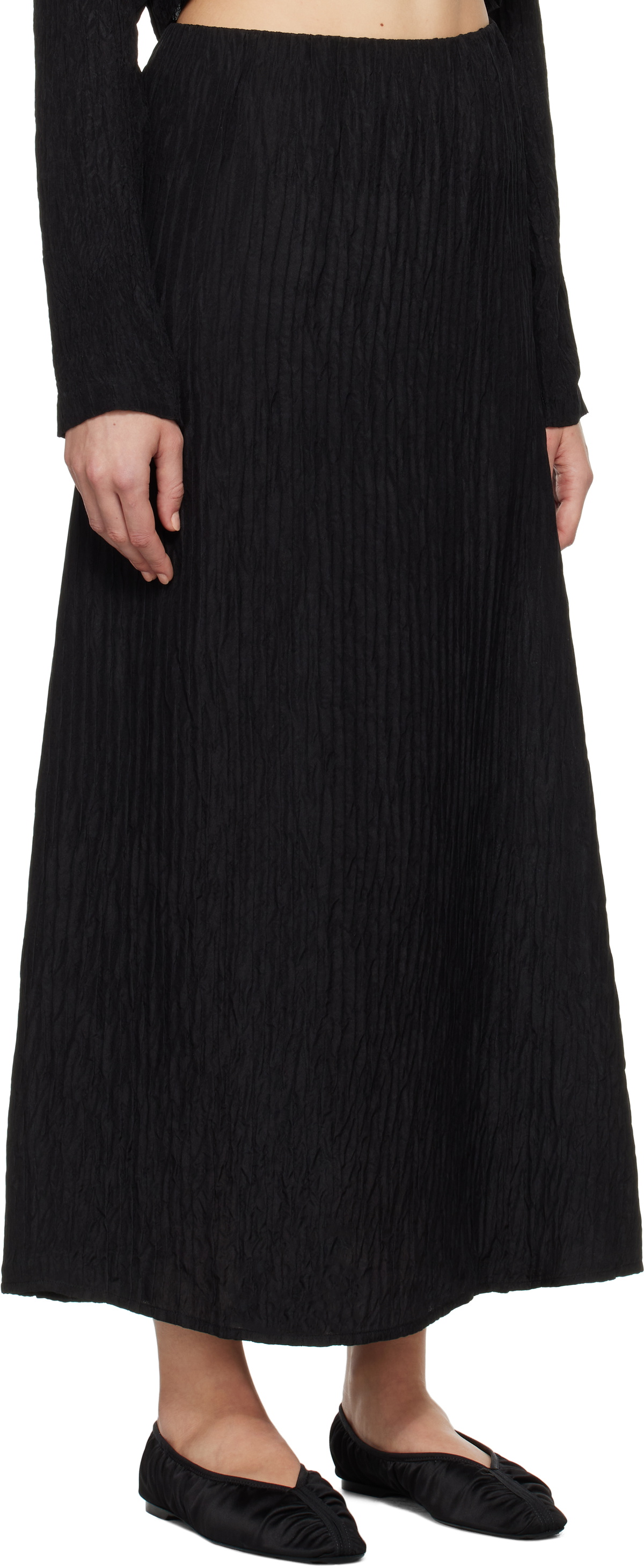 Silk Laundry Bias Cut Skirt