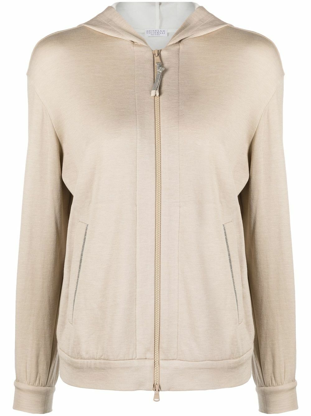 BRUNELLO CUCINELLI - Cotton And Silk Blend Hoodie Brunello
