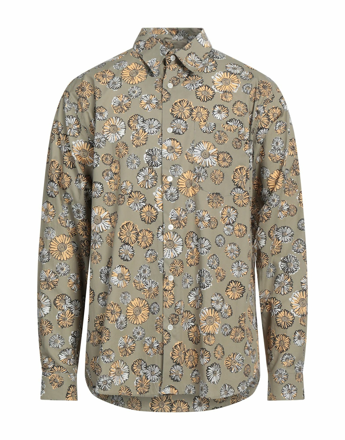 Maison Kitsuné Mens Shirt in Sage green