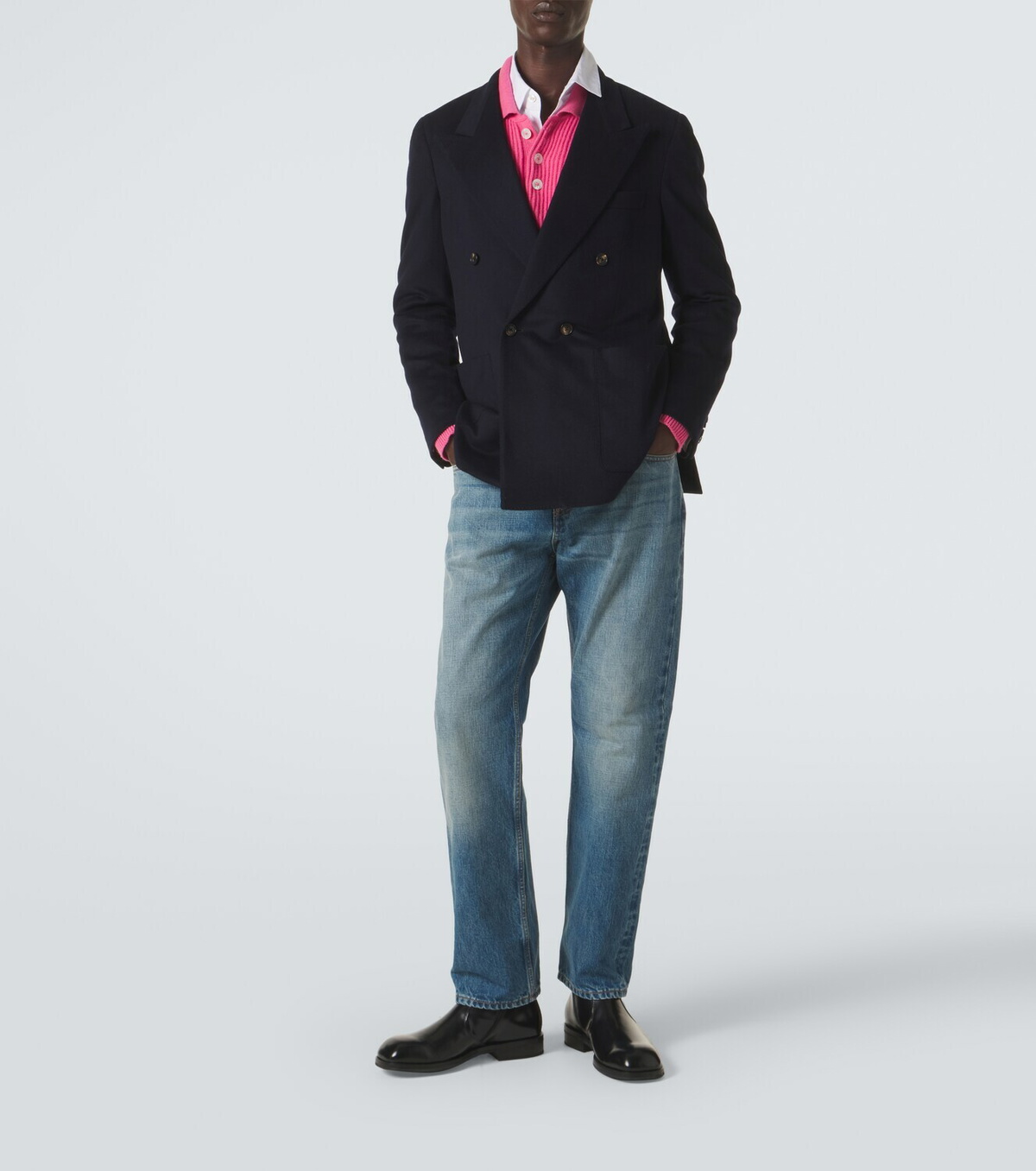 Umit Benan William double-breasted cashmere blazer