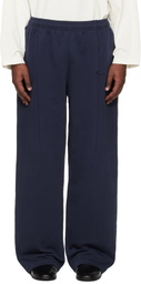 VETEMENTS Navy Cut Sweatpants
