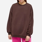 Stylerunner Women's Solstice Crew Neck Pullover Sweat in Sepia