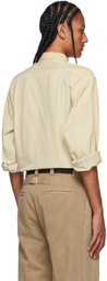 Taiga Takahashi Taupe Sir Guy Shirt