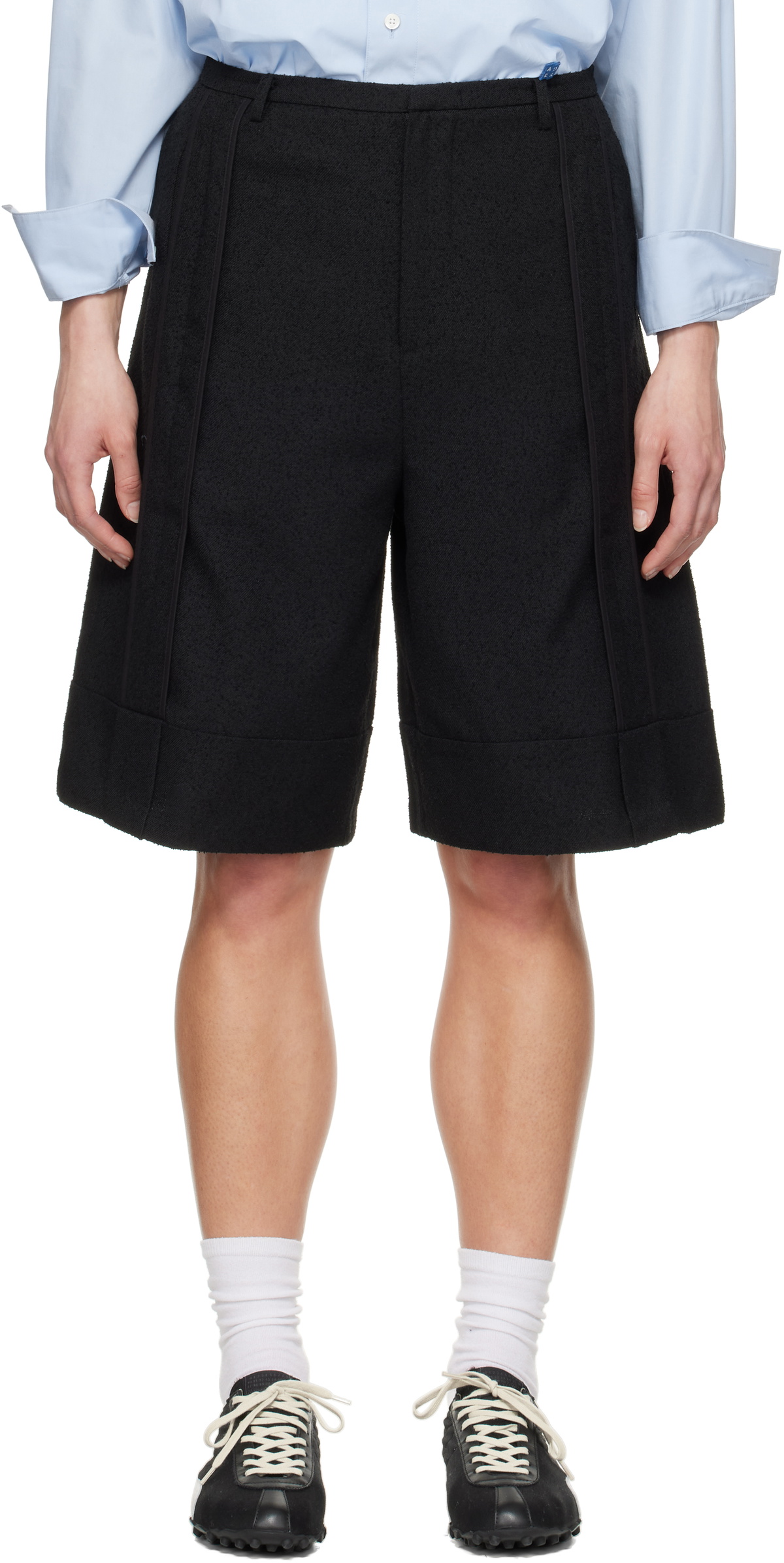 ADER error Indigo Contrast Denim Shorts ADER error