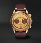 Bell & Ross - Revolution Bellytanker Chronograph 41mm Stainless Steel and Leather Watch, Ref. No. BRV294-RR-BR/SCA - Gold