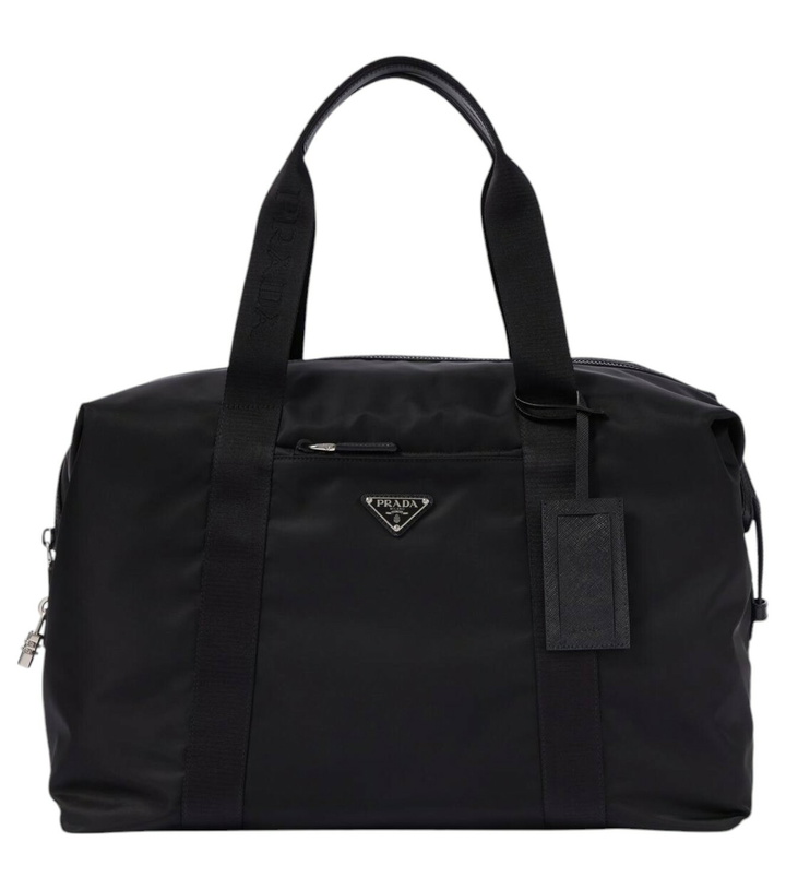 Photo: Prada Re-Nylon leather-trimmed duffel bag
