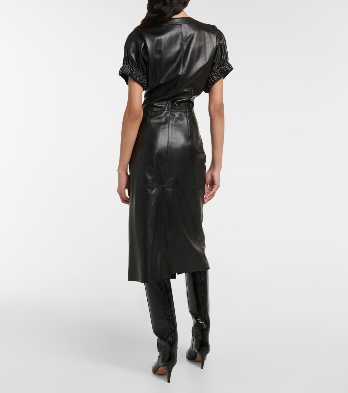 Isabel Marant - Carly leather midi dress Isabel Marant