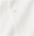 Hamilton and Hare - Camp-Collar Cotton-Piqué Shirt - White