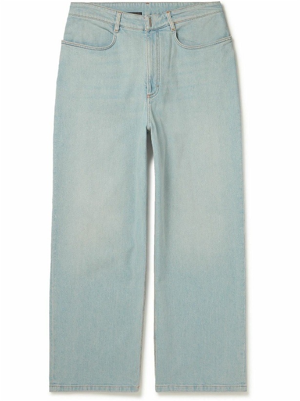 Photo: Givenchy - Wide-Leg Stretch-Denim Jeans - Blue