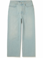 Givenchy - Wide-Leg Stretch-Denim Jeans - Blue