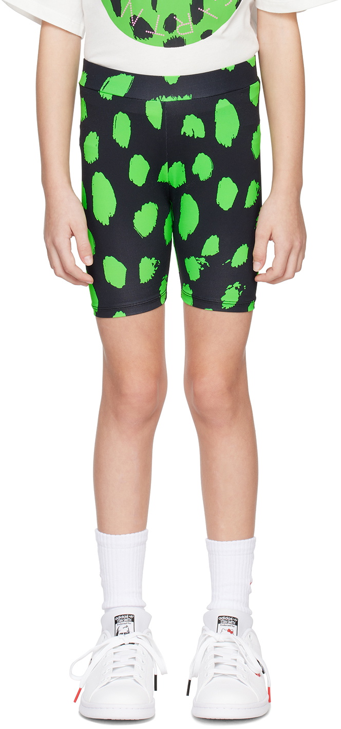 Stella McCartney Kids Black Printed Shorts