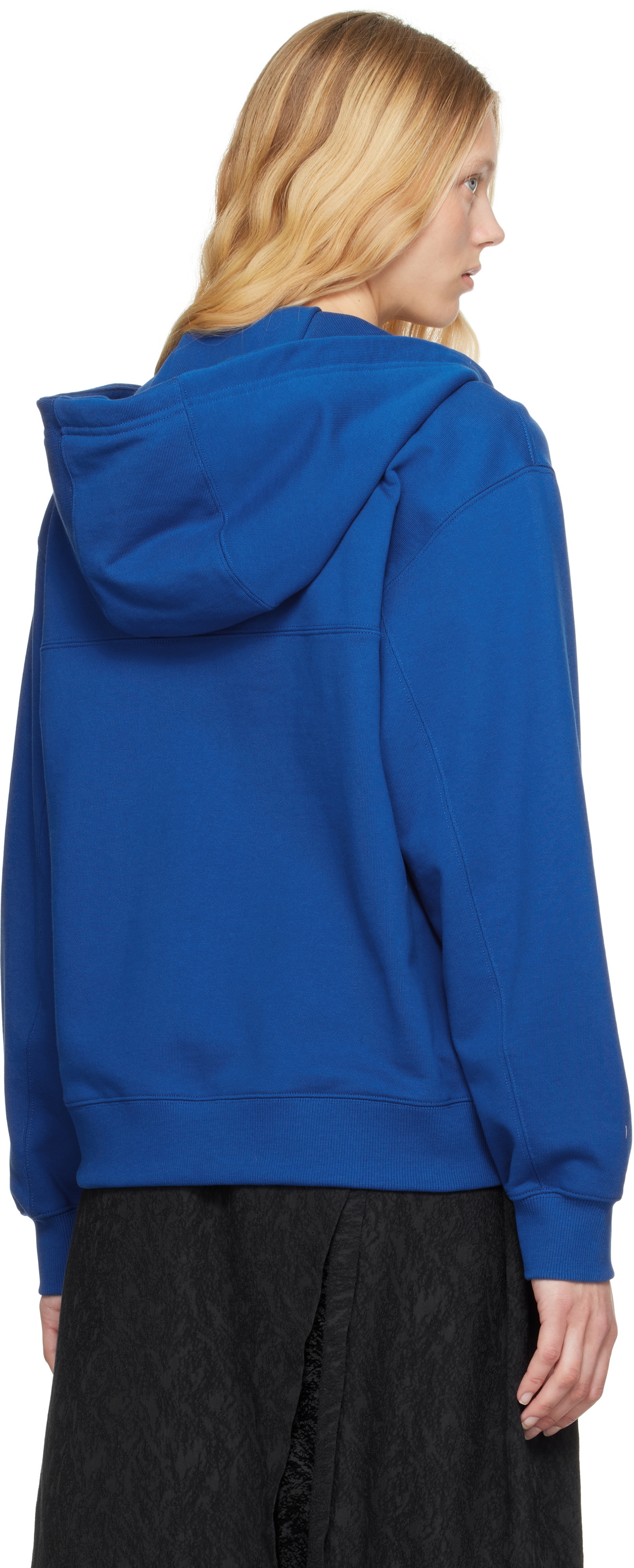 ADER error Blue Sig; TRS Tag 01 Zip-Up Hoodie