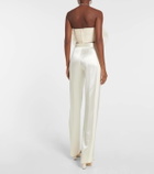 Danielle Frankel Macie silk organza bustier