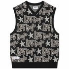 Butter Goods Star Knit Vest in Black