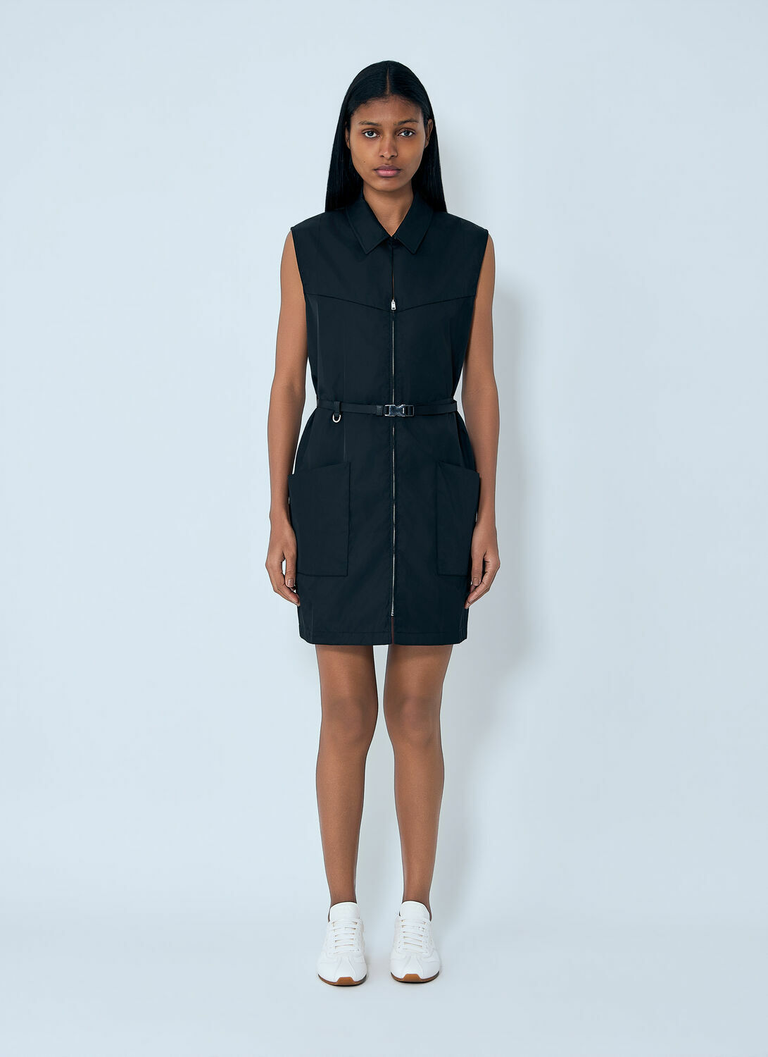 Prada Re-Nylon Belted Mini Dress