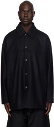 Lownn Black Buttoned Jacket
