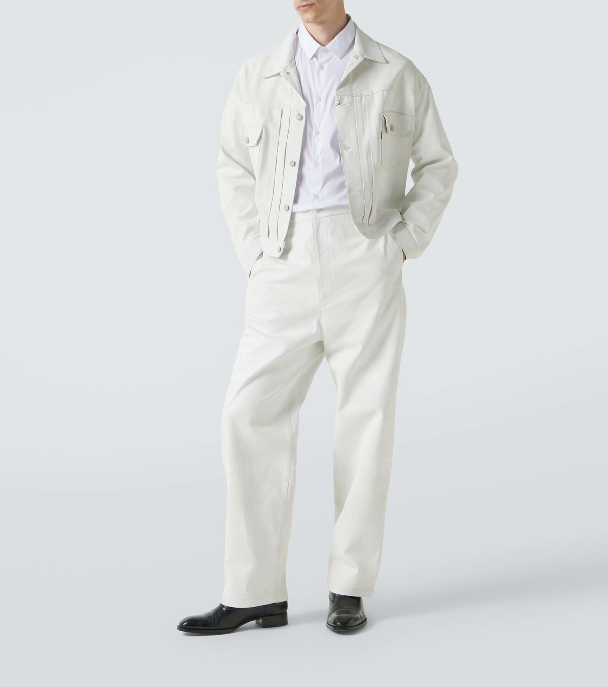 Junya Watanabe Coated straight jeans Junya Watanabe