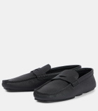 Khaite Billy leather penny loafer
