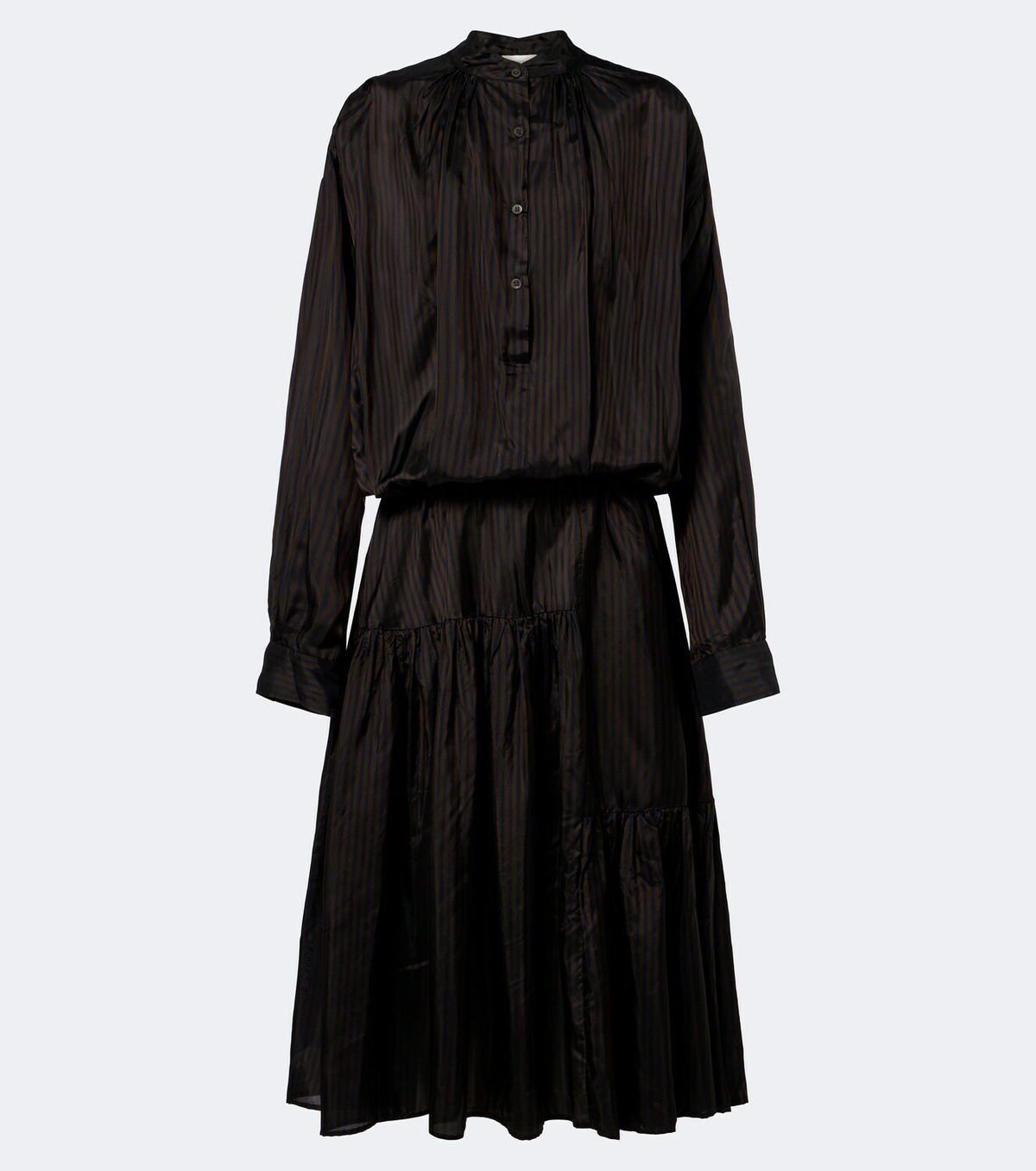 Dries Van Noten Striped midi dress