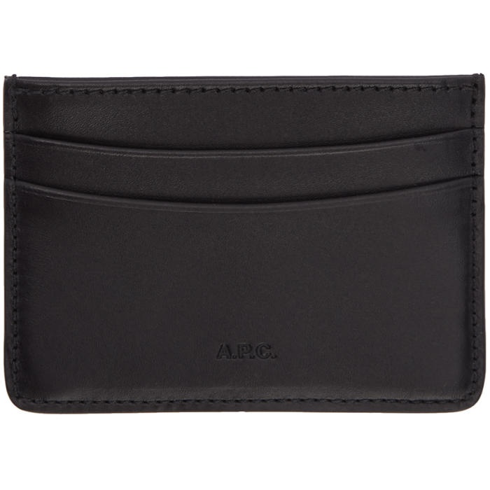 Photo: A.P.C. Navy Andre Card Holder 
