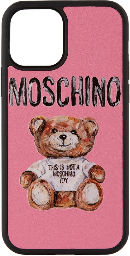 Photo: Moschino Pink 'Not A Toy' iPhone 12/12 Pro Case