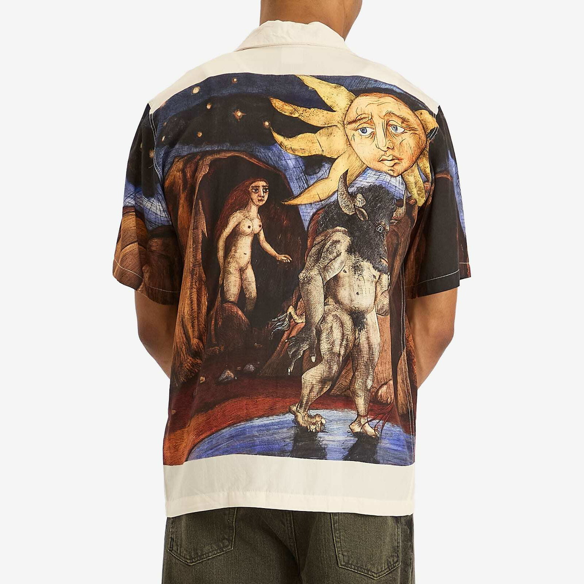 Endless Joy Men's Minotaurmachia Vacation Shirt in Multi