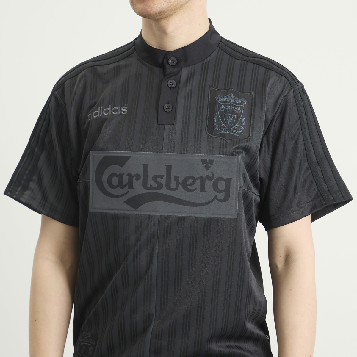 Adidas Men's Liverpool FC 95' Special Jersey Top in Black/Carbon