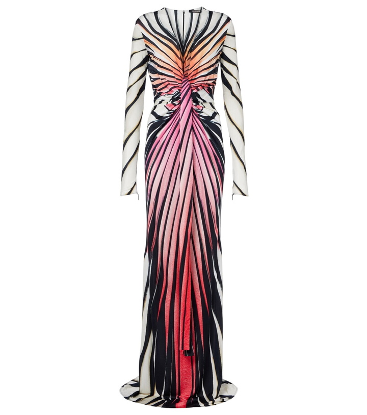 Photo: Roberto Cavalli Printed gown