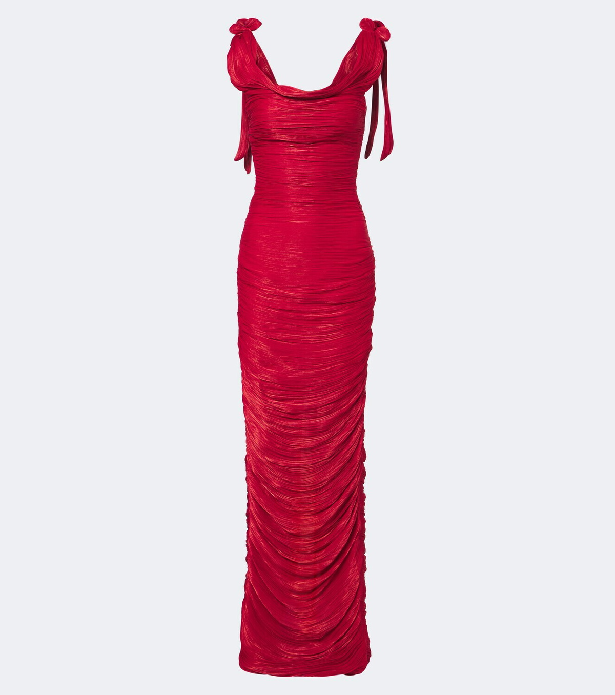 Marmar Halim Pleated taffeta gown