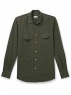 De Petrillo - Linen Shirt - Green