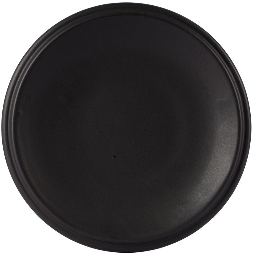 BKLYN CLAY SSENSE Exclusive Black Saturn Dinnerwear Cereal Bowl & Eggo Plate Set